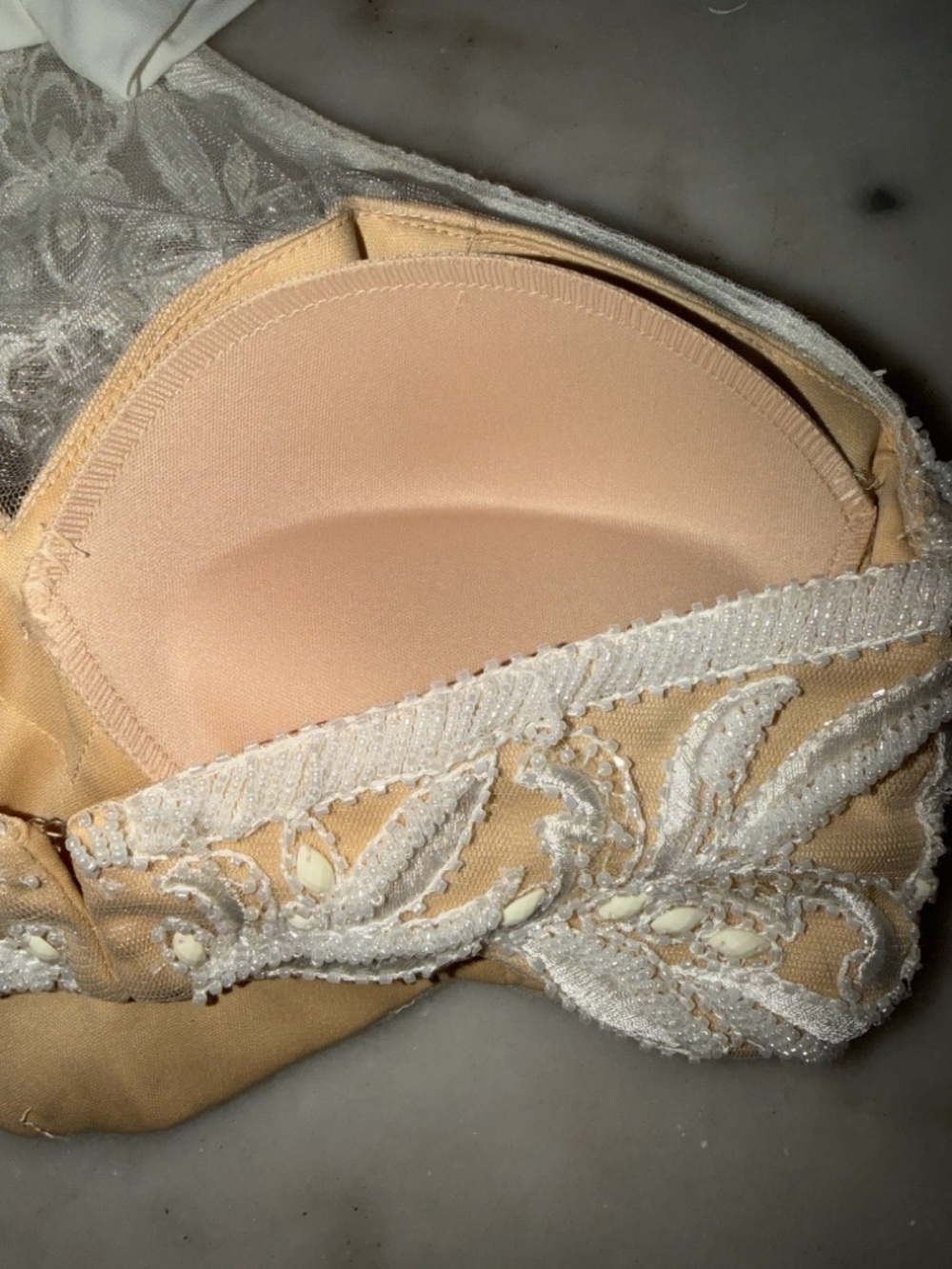Alyce Paris Embroidered Halter Bralette Prom Crop Top - Picture 14 of 17
